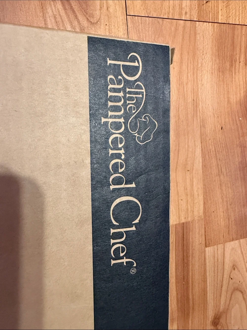 The Pampered Chef Microwave Chip Maker - Tan and Black Packaging
